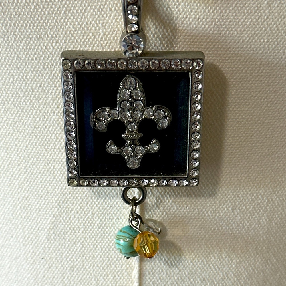 Ed Hardy Pendant / Bag Charm on 29 inch chain
